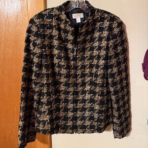 Talbots Chunky Wool Blend Vintage Blazer